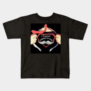 Keepers of the'Stache v2 Kids T-Shirt